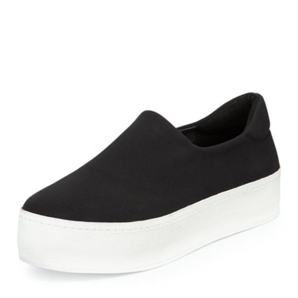 Opening Ceremony Black Platform Sneakers, Slip On - Picture 8 of 8